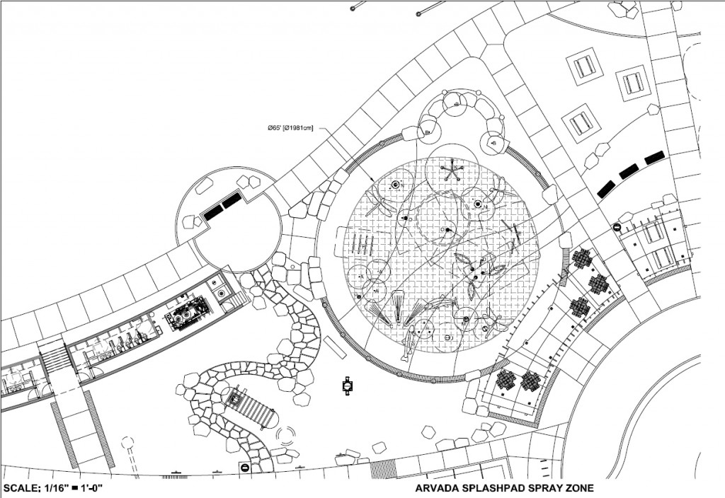 Arvada Splash Pad Architectural plan | Jim Whitfield Arvada Fire Board ...